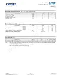 FZT651TC Datasheet Page 2