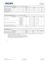 FZT690BTC Datasheet Pagina 2