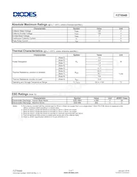 FZT694BTC Datasheet Pagina 2