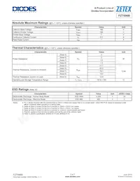FZT696BTC Datasheet Pagina 2