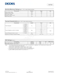 FZT705TC Datasheet Page 2