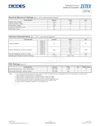 FZT755TC Datasheet Page 2