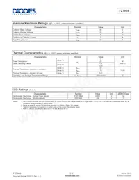 FZT869TC Datasheet Page 2