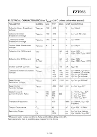 FZT956TC Datasheet Page 2