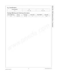 KSA1203OTF Datasheet Page 2