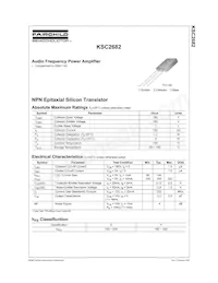 KSC2682YSTU Datenblatt Cover