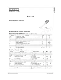 KSP5179TA Datasheet Cover