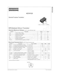 KST4123MTF Datasheet Cover