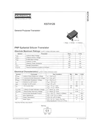 KST4126MTF Datasheet Cover