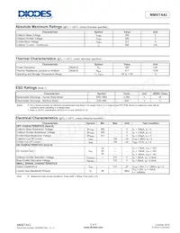 MMBTA42-7 Datasheet Page 2