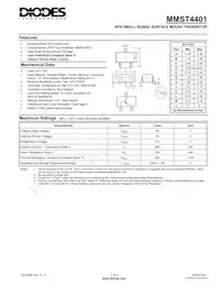 MMST4401-7 Datasheet Cover