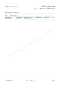 PBSS4041NX Datasheet Pagina 12