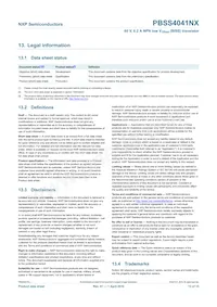 PBSS4041NX Datasheet Pagina 13