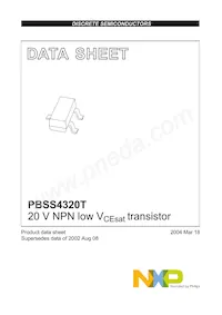 PBSS4320TVL Datasheet Page 2