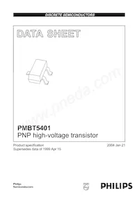 PMBT5401 Datenblatt Cover