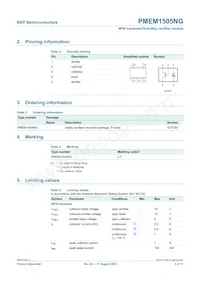 PMEM1505NG Datasheet Page 2