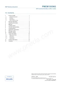PMEM1505NG Datasheet Page 11