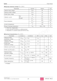 QSX2TR Datasheet Page 2