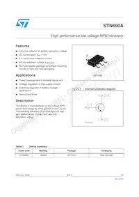 STN690A Datasheet Cover