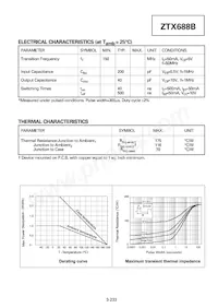 ZTX688BSTOB Datasheet Page 2