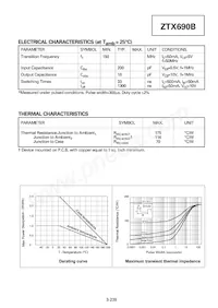 ZTX690BSTOB Datasheet Page 2