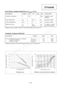 ZTX694BSTOB Datasheet Page 2