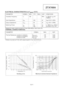 ZTX789ASTOB Datasheet Page 2