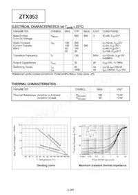 ZTX853STOB Datasheet Page 2
