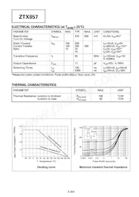 ZTX857STOB Datasheet Page 2