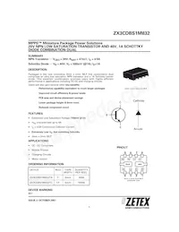 ZX3CDBS1M832TA Datasheet Cover