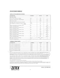ZX3CDBS1M832TA Datasheet Pagina 4