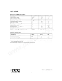 ZX5T851A Datasheet Page 2