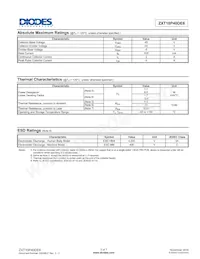 ZXT10P40DE6TC Datasheet Page 2