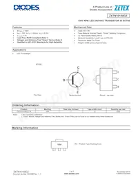 ZXTN10150DZTA Datasheet Copertura