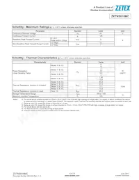 ZXTNS618MCTA Datasheet Page 4