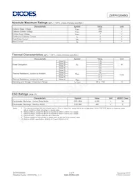 ZXTP03200BGTA Datasheet Page 2