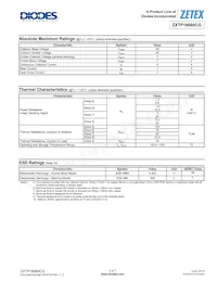 ZXTP19060CGTA Datasheet Page 2