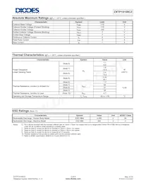 ZXTP19100CZTA Datasheet Page 2