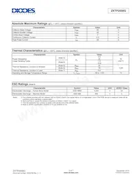 ZXTP2008GTA Datasheet Page 2