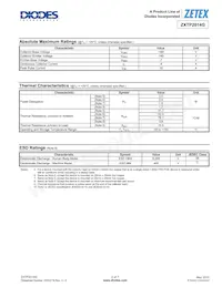 ZXTP2014GTA Datasheet Page 2