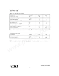 ZXTP2014ZTA Datenblatt Seite 2