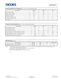 ZXTP2027FTA Datasheet Page 2