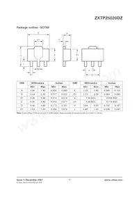 ZXTP25020DZTA Datasheet Pagina 7