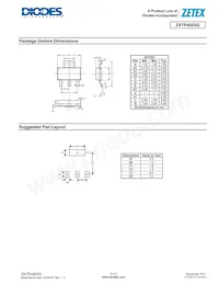 ZXTP4003GTA Datasheet Page 4
