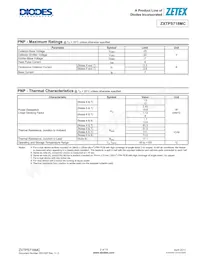 ZXTPS718MCTA Datasheet Page 2