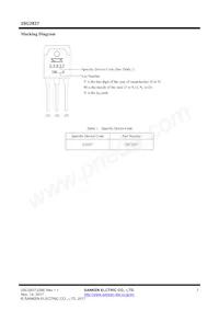 2SC2837 Datasheet Pagina 7