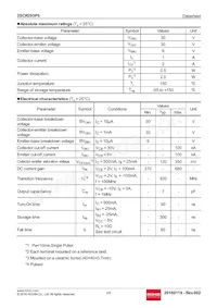 2SCR293P5T100 Datasheet Page 2