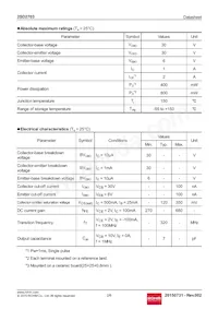 2SD2703TL Datasheet Page 2