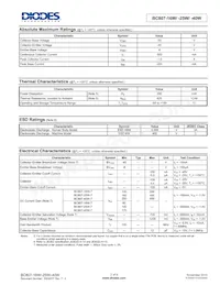 BC807-16W-7 Datasheet Pagina 2