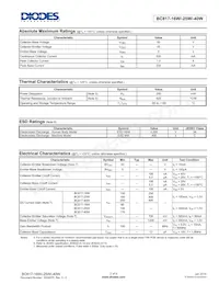 BC817-16W-7 Datasheet Page 2